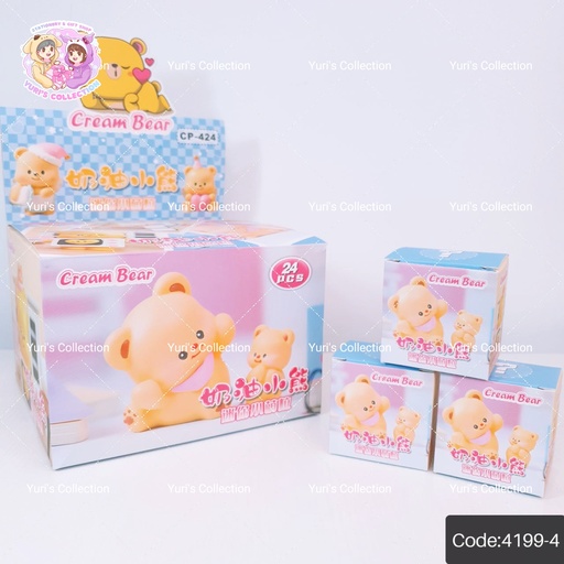 [4199-4] Blind Box Figure "Cream Cute Bear"