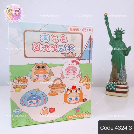 [4324-3] Blind Box Man Chao "Playful Kid - Chubby Animal Classmate"