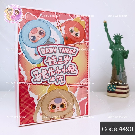 [4490] Blind Box Baby Three "Macaron Cute Bunny Version2 Plush"