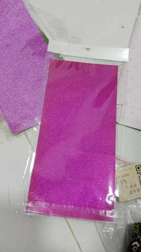 [075-17] Ph cover sticker " Bling Purple"