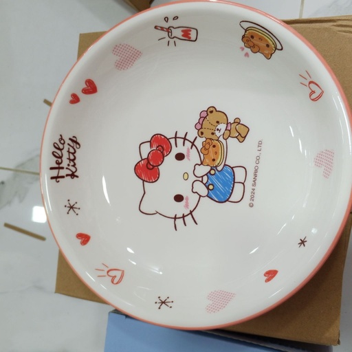 [3599-8] License Ceramic Round Plate / HK (M)