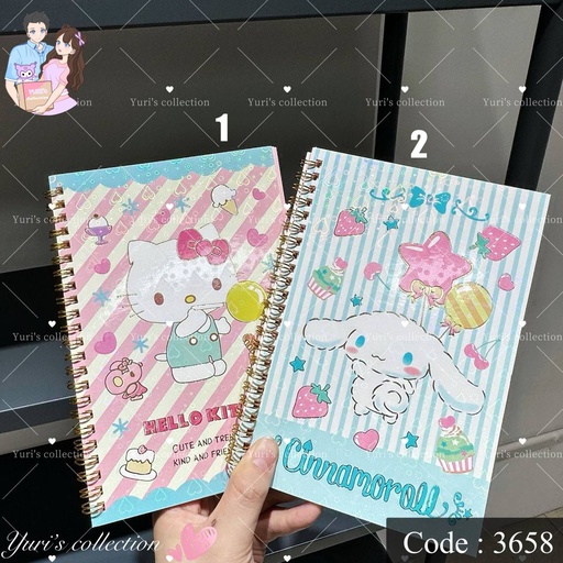 [3658-1] Sanrio Coil Book \ HK
