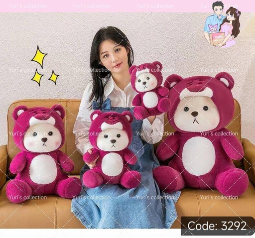 [3292-1] Hoodie Bear (28cm)