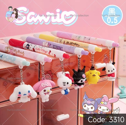 [3310] Sanrio Pen With 3D keychain