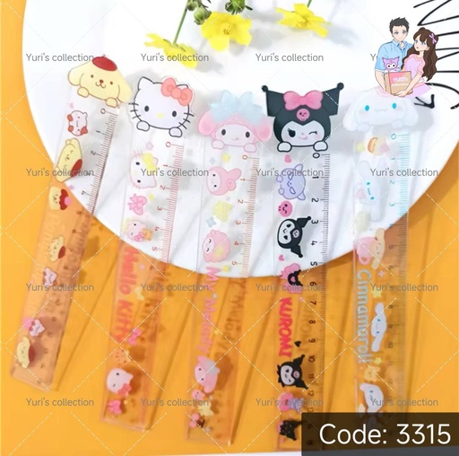 [3315-1] Ruler \ Hellokitty 