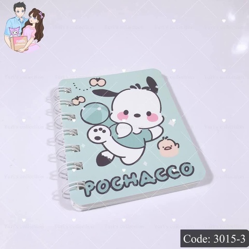 [3015-3] Pochacco Mini Notebook