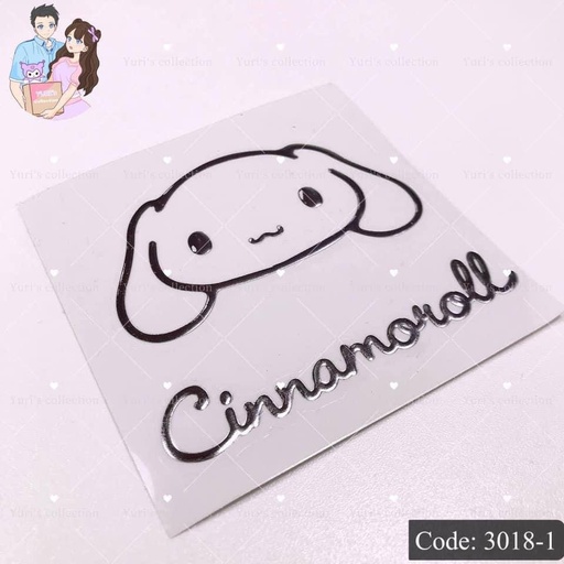 [3018-1] Sanrio Metal Sticker \ Cinna 