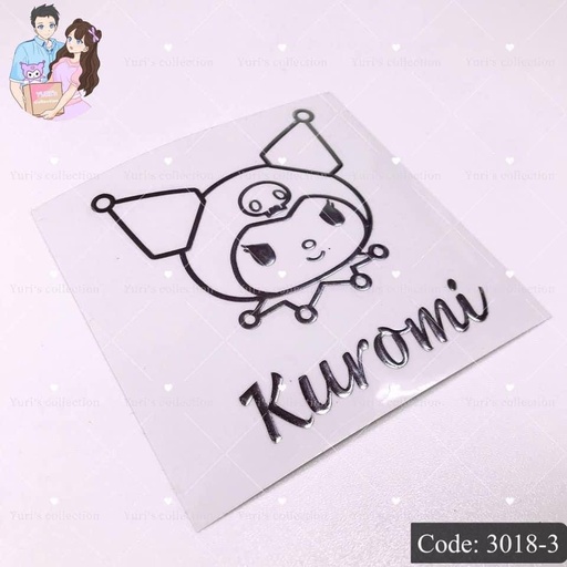 [3018-3] Sanrio Metal Sticker \ KM