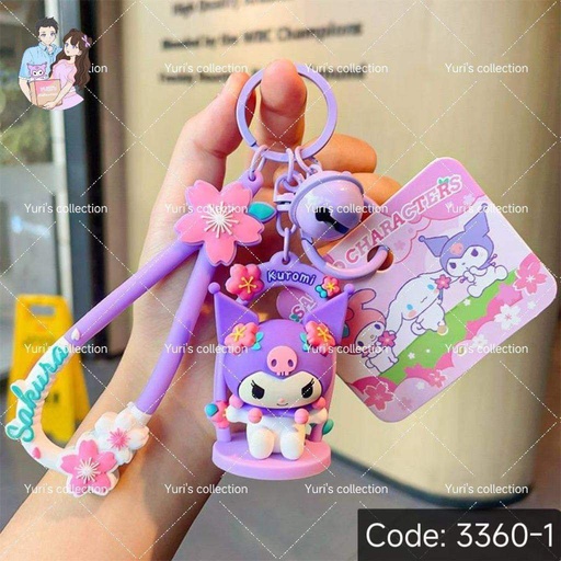 [3360-1] License Keychain \ Kuromi