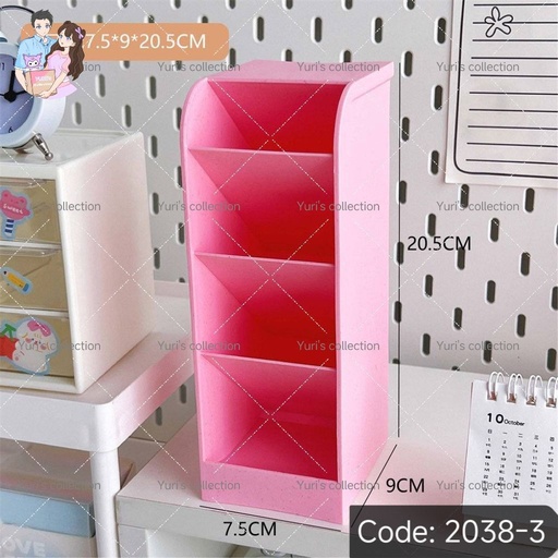 [2038-3] Cute Pen Stand (Pink)(L)