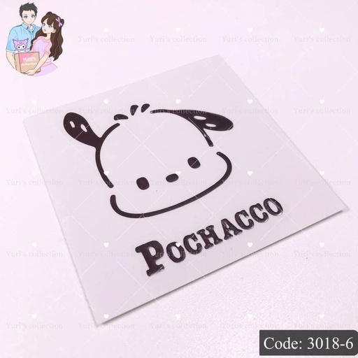 [3018-6] Sanrio Metal Sticker \ PC