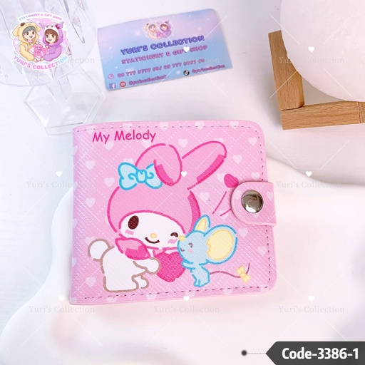 [3386-1] Sanrio Wallet \ MyMelody 