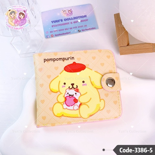 [3386-5] Sanrio Wallet \ PomPom 