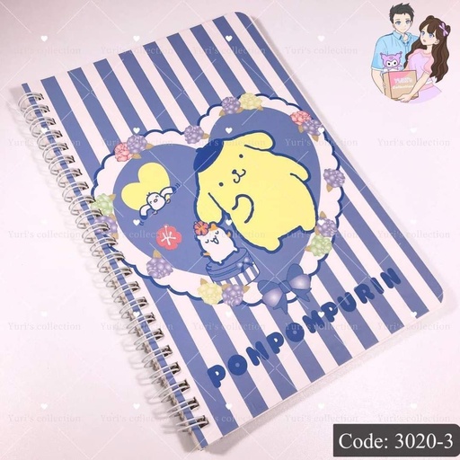 [3020-3] A5 Coil Book \ PomPom 