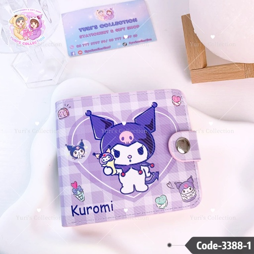 [3388-1] Sanrio Wallet \ Kuromi