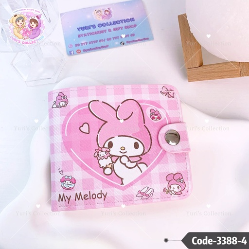 [3388-4] Sanrio Wallet \ MyMelody 