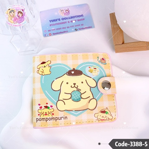 [3388-5] Sanrio Wallet \ PomPom 