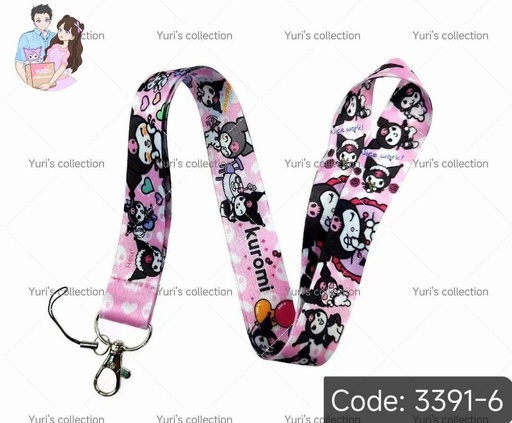 [3391-6] Sanrio Lanyard \ KM