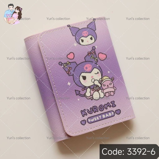[3392-6] Sanrio Wallet \ Kuromi 