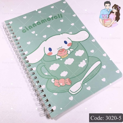 [3020-5] A5 Coil Book \ Cinna 