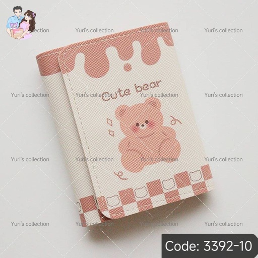 [3392-10] Sanrio Wallet \ Cute Bear