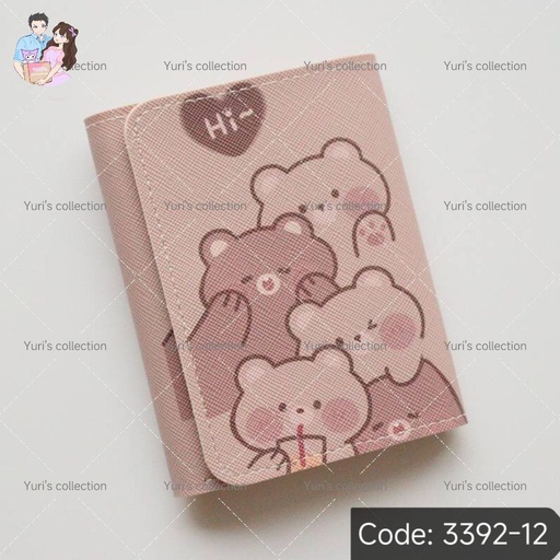 [3392-12] Sanrio Wallet \ Cute Bear