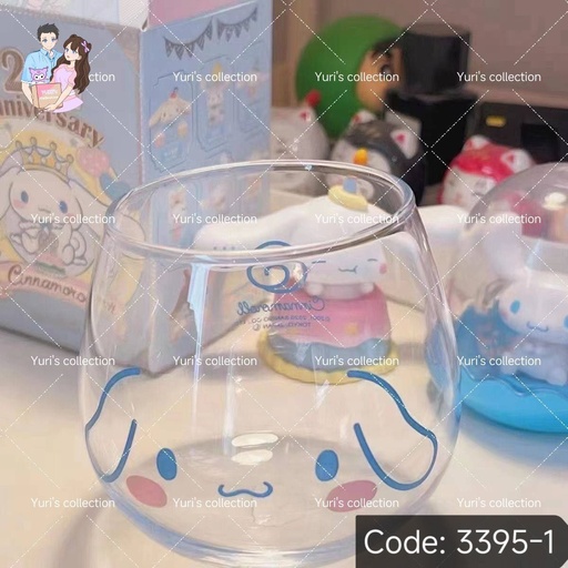 [3395-1] Glass Cup \ Cinnamon 