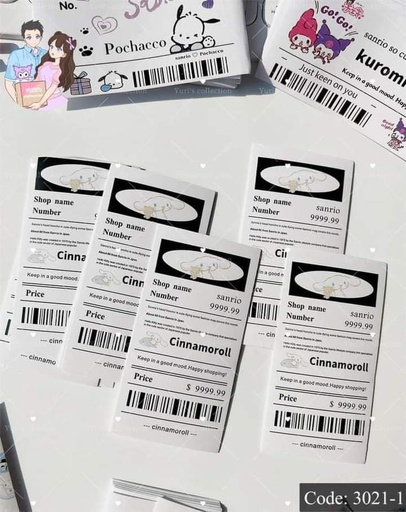 [3021-1] Sanrio Packaging Sealing Sticker / Cinnamon