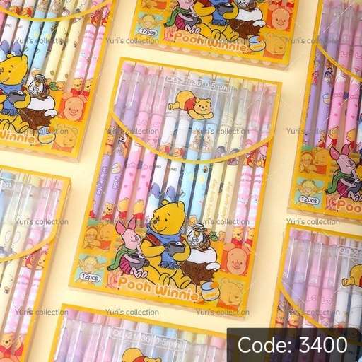[3400] Pooh Pen (12pcs)