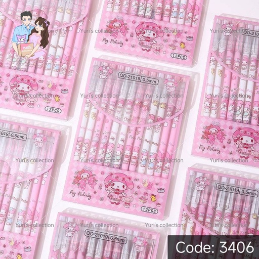 [3406] Mymelody Pen (12pcs)
