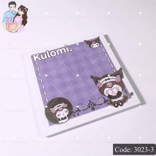 [3023-3] Kuromi Sticky Notepad