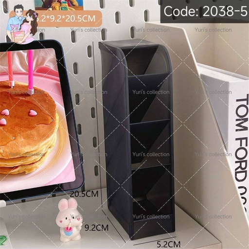 [2038-5] Cute Pen Stand (Black)(S)