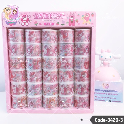 [3429-3] Glitter Tape 30 pcs \ Lotso