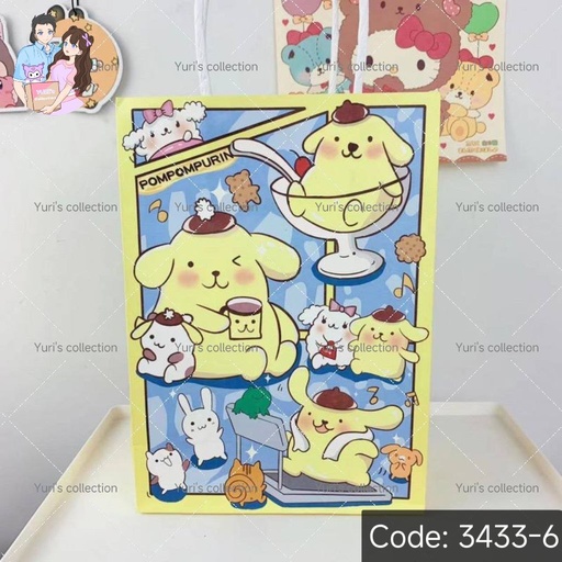 [3433-6] Notebook Bag \ PP 