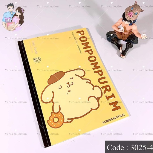 [3025-4] B5 Notebook \ PomPom 