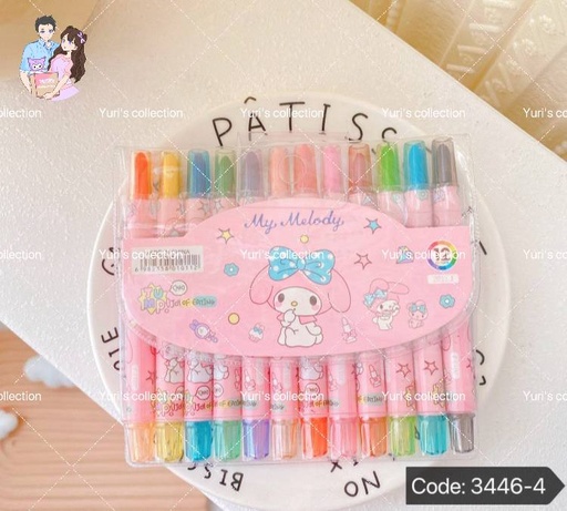 [3446-4] My melody color pen (12pcs)