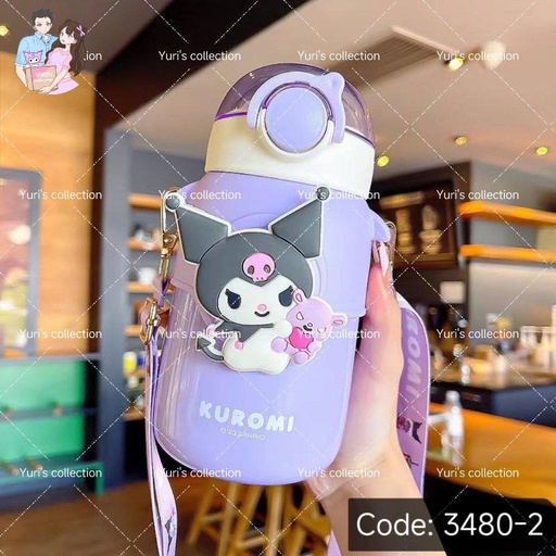[3480-2] Kuromi Insulated Water Bottle 