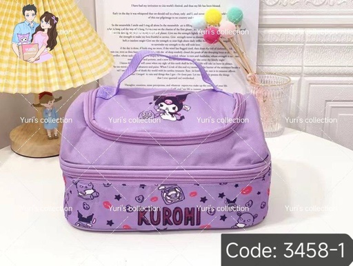 [3458-1] Kuromi Lunch Box Bag (L)