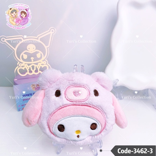 [3462-3] Zip Plush Keychain \ MyMelody