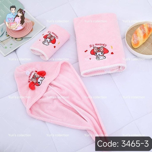 [3465-3] Towel Set \ MyMelody