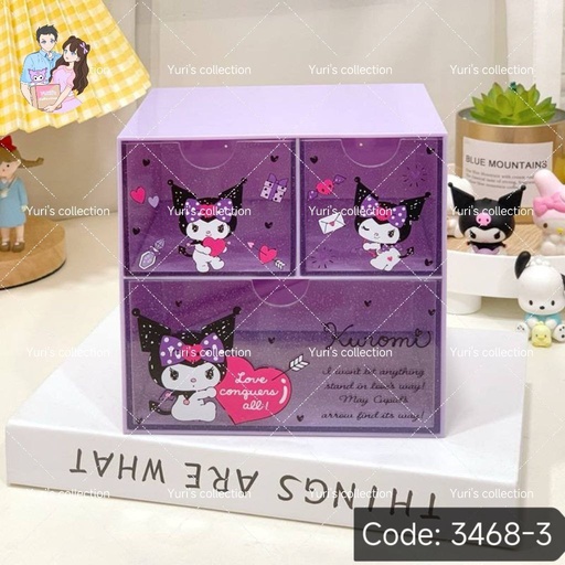[3468-3] Organizer Box \ Kuromi