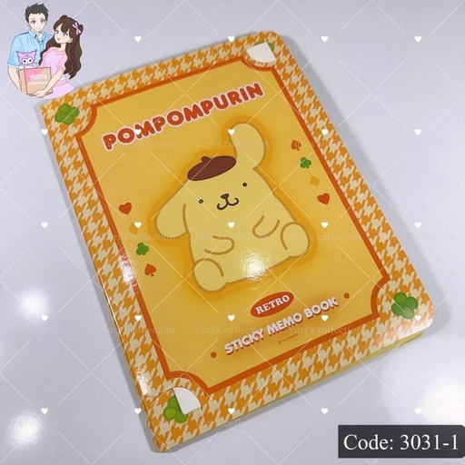 [3031-1] Pompompurin Sticky Notepad