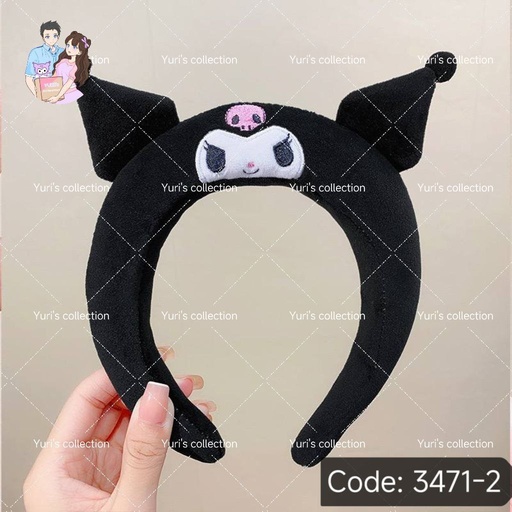 [3471-2] Kuromi Headband 