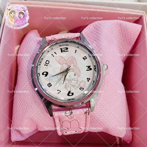 [3498-1] My melody Watch Leather Design 