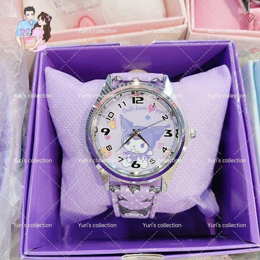 [3498-2] Kuromi Watch Leather Design