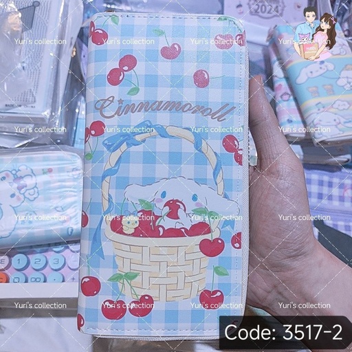 [3517-2] Zip Wallet Large Size \ Cinna 