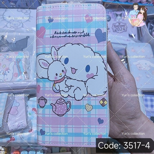 [3517-4] Zip Wallet Large Size \ Cinna 