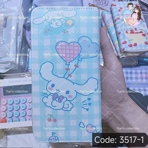 [3517-1] Zip Wallet Large Size \ Cinna 