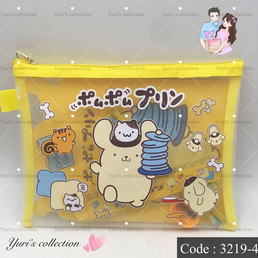 [3219-4] Sanrio Stationary Zip Bag/ PP
