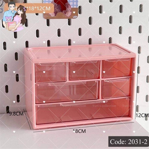 [2031-2] 6 kant Box (Pink)
